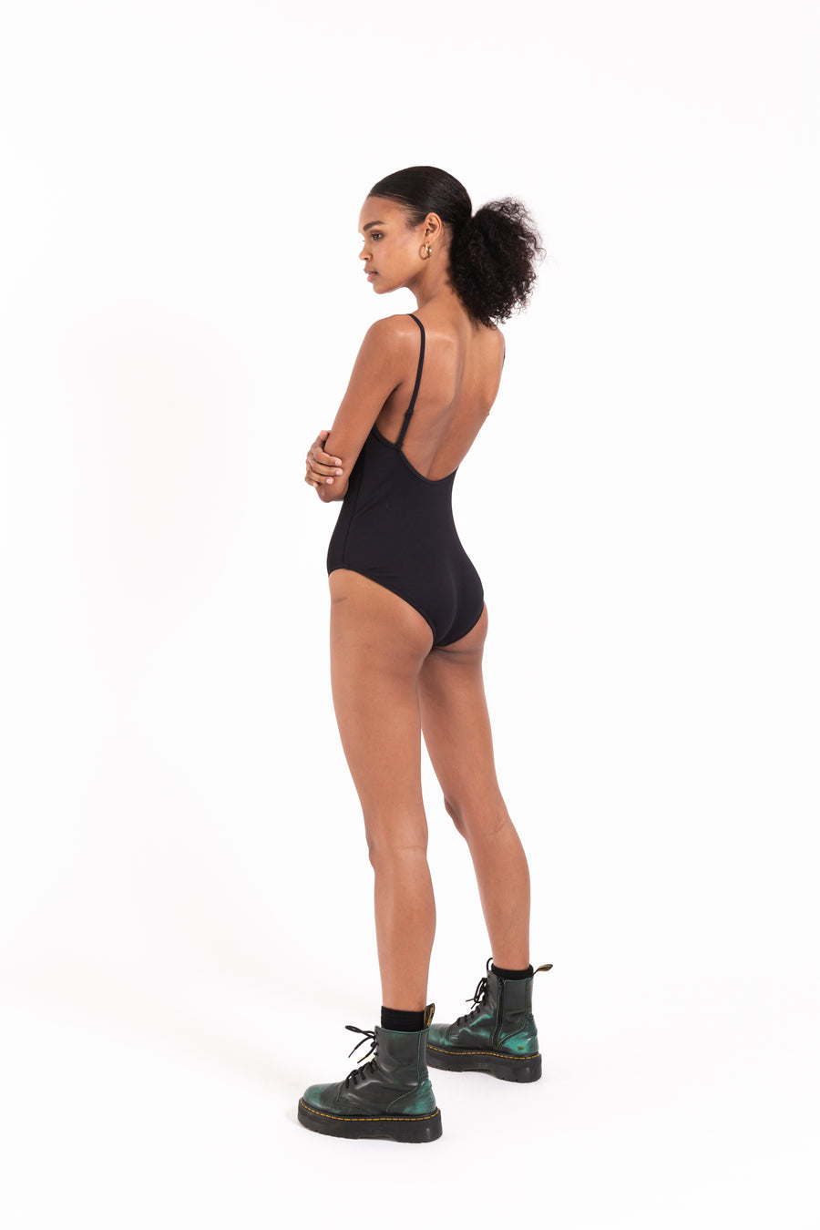 Pansy Square Neck Swimsuit